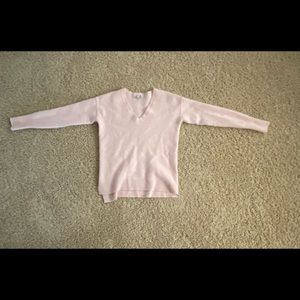 Halogen cashmere pink sweater